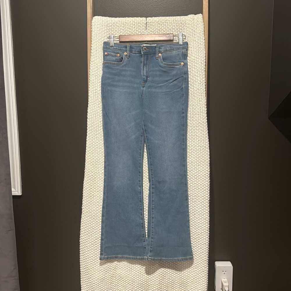 726 Flare girls size 14 medium wash. New with tags